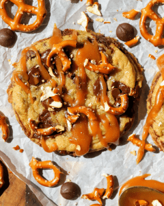 Salted Caramel Chocolate Chip Cookies